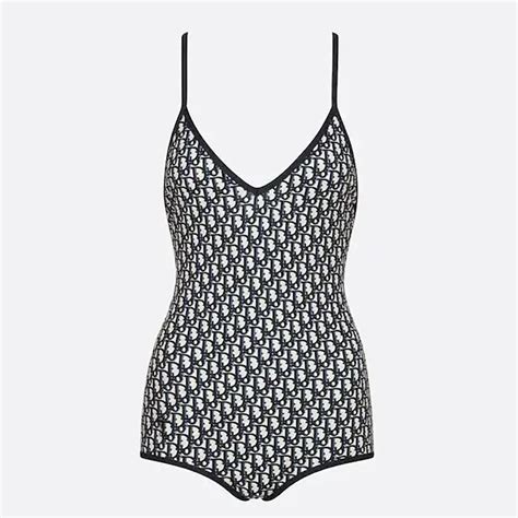 one-piece swimsuit blue dior oblique technical fabric|DIOR BLUE DIOR OBLIQUE Swimming Costume .